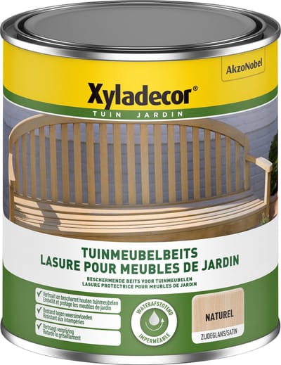 Xyladecor - Tuinmeubelbeits - Naturel - 1 L