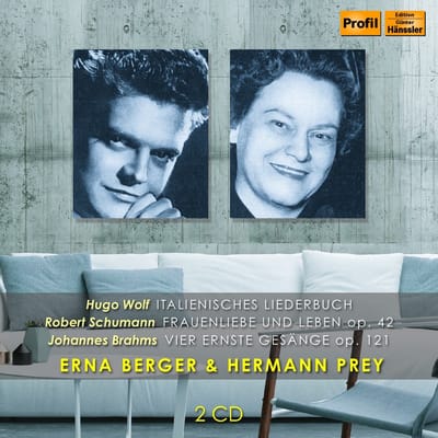Erna Berger & Hermann Prey - Italienisches Liederbuch | Frauenliebe Und Leben Op. 42 | Vier Ernste Gesänge Op. 121 (2 CD)