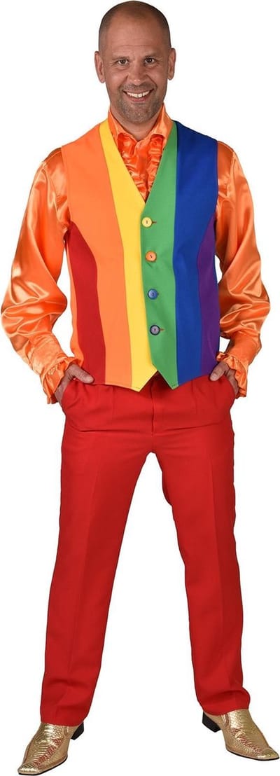 Magic Design Vest Rainbow Polyester Maat Xs/s