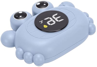 Badthermometer Digitale Hygrometer - Watertemperatuurmeter Baby - Veilig Baden - Visuele Temperatuurwaarschuwing - 11 cm - Blauw