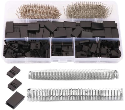 720pcs Servo Kabel Stekkers, 3 Pin RC Servo Verlengkabel Connector, 2.54mm Crimp Pin Set voor Modelbouw en Elektronica