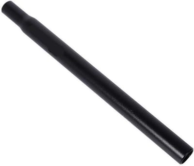 Verende Zadelpen - Aluminium Zitbuis - Comfortabel Fietsen - Optimale Schokdemping - 27.2 x 350mm - Mat Zwart