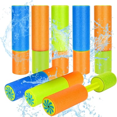 Waterpistolen set voor kinderen, 8 stuks, ideaal voor zomerplezier, zwembadfeestjes en buitenactiviteiten, waterspeelgoed voor jongens en meisjes
