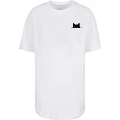 Dames-T-shirt Merchcode Halloween - Cat