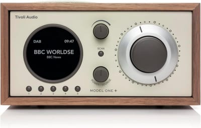 DAB+ FM Bluetooth Radio met Alarmfunctie - Klassiek Design Keukenradio