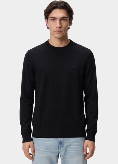 BOSS Black Pullover heren Zwart H-Leno-L 10283210 01 50571914/001