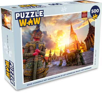 Puzzel Thailand - Standbeeld - Zon - Legpuzzel - Puzzel 500 stukjes