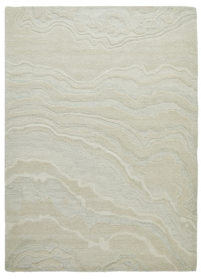 Nourison Graceful Ivory GRU01 Vloerkleed - 69 x 229 cm - Ivoor,Beige - Rechthoekig, Loper - Wol - Eetkamer, Woonkamer, Slaapkamer - Abstract - Scandinavisch, Modern