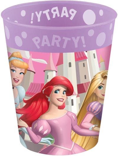 Disney Princess Beker - 250 ml - Feestbeker - 1 stuk - Voor verjaardagen en feestjes