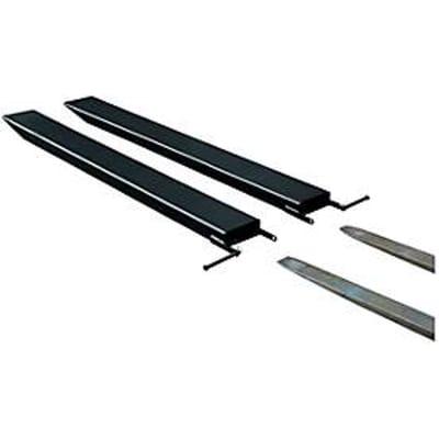 Vorkverlenging voor transportwerktuigen, open uitvoering, L 2000 x B 120 x 40 mm, zwart