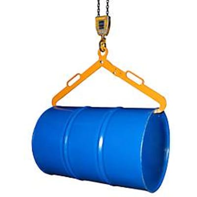 Schaargrijper LG, voor 200 liter tapvaten, oranje (RAL 2000)