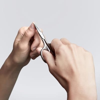Premium Manicure Set met 5 Stukken in Yakleren Etui