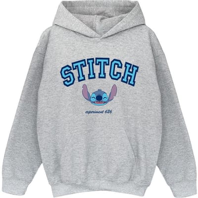 Disney Meisjes Lilo & Stitch Collegial Hoodie (Sportgrijs)