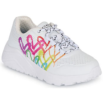 Skechers Uno Light Love Brights Sneaker Vrouwen Wit