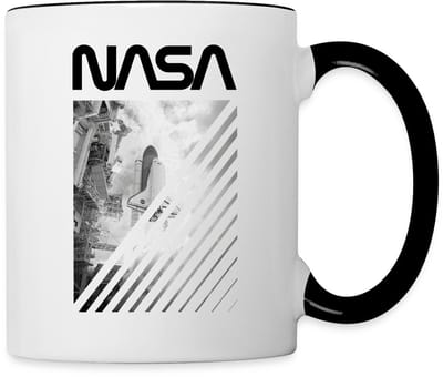 NASA Space Shuttle 6 Mok Tweekleurig