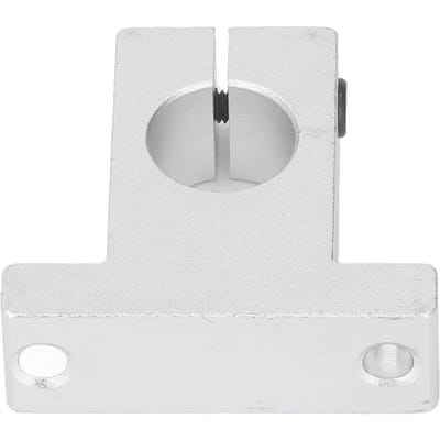 10 stuks SK16 Lineaire Bewegingsrail Ondersteuning Aluminiumlegering Lineaire Asgeleiding Beugel voor Rail Accessoire white