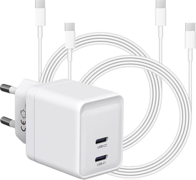 Usb C Oplader voor Galaxy A57, A56, A55, A54, A36, A35, A34, A33, A26, A25, A24, A23, A17 5G, A16, A15 - 35w GaN usb C Adapter - Super Fast Charger - GSM Oplader - Usb C Adapter