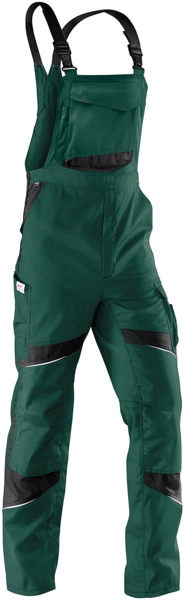 KUBLER ACTIVIQ 32505365 Amerikaanse Overall HEREN Overall Werkkleding Mosgroen Zwart - Met Kniezak - Krasvrij - Cordura
