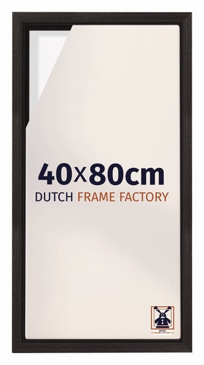 Baklijst 40x80 cm - Eiken Donker - Geschikt voor Canvasdoek - MDF Baklijst Lausanne
