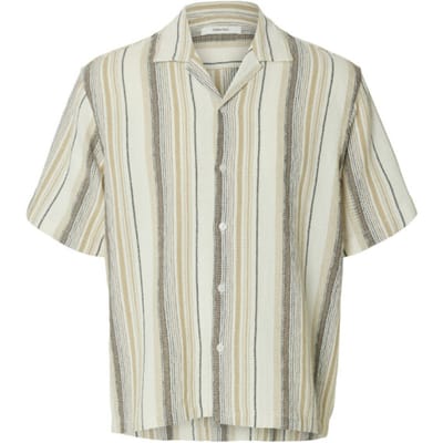 relaxed fit vrijetijdsoverhemd van puur katoen model 'RLXCAL'