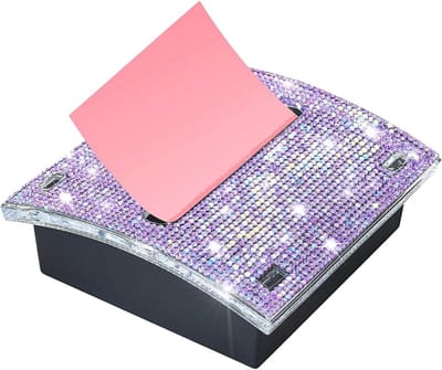 Notitiehouder voor Pop-up Plakbriefjes 10 x 10 cm - Paars