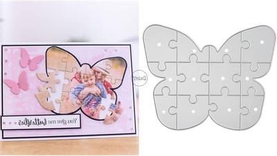 Metaal Snijmatrijs - Papier Die Cuts - Kaarten Maken - Koolstofstaal - Zie Afbeelding - Zilver