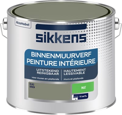 Sikkens - Binnenmuurverf Mat Rijks - Rijks Groen - 2,5 L