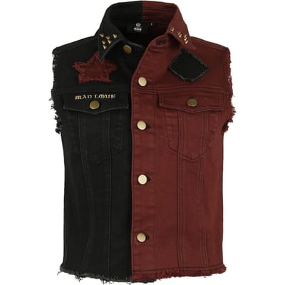 Batman Bodywarmer - Harley Quinn Mad Love - S tot XL - voor Vrouwen - zwart-rood