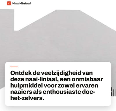 Dailygoods- Naai-liniaal Metalen - Gebruiksvriendelijk - Corrosiebestendig - Nauwkeurige Kalibratie - Flexibel - Geschikt voor Naaien/Borduren - Meetlat