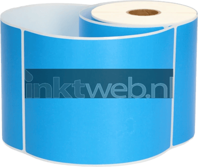 FLWR - Labels / Zebra verzendetiketten / blauw / Geschikt voor Zebra