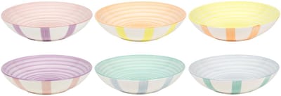 Cookinglife Diepe Borden / Pastaborden Spring Vibes ø 21 cm - 6 Stuks