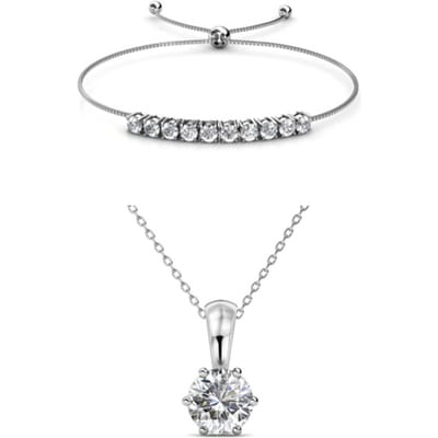Crystal Mia Geboortestenenset - Kristal
