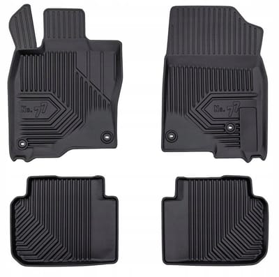 Frogum No.77 Geschikt voor Honda Civic XI vanaf 2022 (ook hybride) - Automatten Set - TPE Rubber - 4 cm Hoge Rand - Geurloos