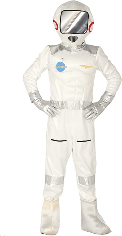 Fiestas Guirca - Kostuum White Astronaut 5-6 jaar - Carnavalskleding - Carnaval - carnavalskleding 2027 - Carnaval kostuum