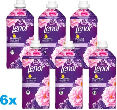 Lenor Wasverzachter Floral Bouguet 82 Wasbeurten - 6 x 1722 ml - Voordeelverpakking