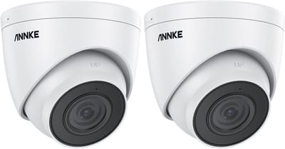 PoE Buiten Camera - IP Camera Beveiliging - Huis Beveiligen - Persoon & Voertuig Herkenning - 2 Pack - Zwart