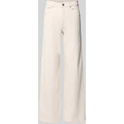 SELECTED WOMEN Slfwide Bea-kori Hw Jeans Jeans Dames - Broek - Ecru - Maat 28/34