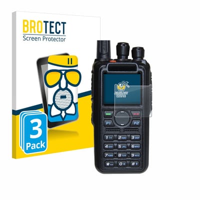 BROTECT - Screenprotector voor AnyTone AT-D878UV Plus - Folie Beschermfolie Beschermglas matte 3 Stuks