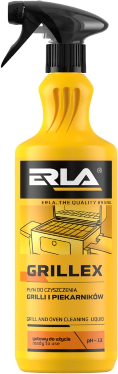 ERLA Grillex Serie - Professionele Reinigingsvloeistof - 1L - Alkalische Formule - Actieve Schuim