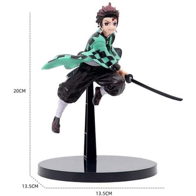 Anime Demon Slayer Kamado Tanjirou Zenitsu Figuur Speelgoed Kimetsu no Yaiba Nezuko Kamado Uzui Tengen PVC Figuur Model Poppen Cadeaus
