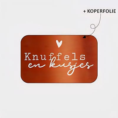 12x Sticker - Knuffels en Kusjes - sluitsticker - leuk inpakken - n