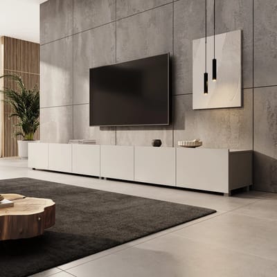 Meubella - TV-Meubel Calabas - Beige - 300 cm