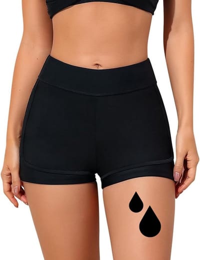 Lekvrije Zwemkleding Menstruatie - Wasbaar en Herbruikbaar Zwempak voor Meisjes en Dames