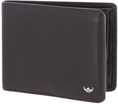 Golden Head Leren portemonnee Dublin RFID Protect Scheintasche 1126 Braun donkerbruin
