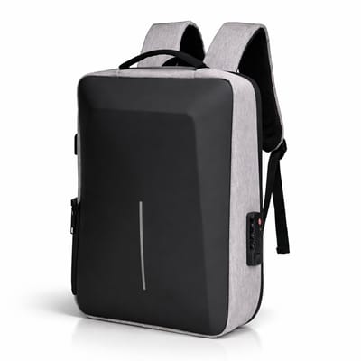 Anti-Diefstal Laptop Rugzak 40L - Waterdicht - Grijs