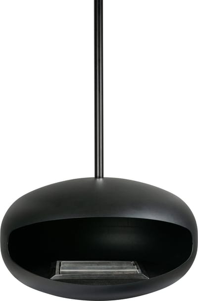 Bio Ethanol Haard Hangend - 55cm Diameter - Biohaard - Zwart Gepoedecoat - Stijlvol Design - Eco-vriendelijk