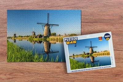 Puzzel Molen - Lente - Nederland - Legpuzzel - Puzzel 1000 stukjes volwassenen