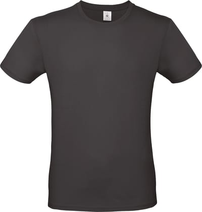 Classic E150 T-shirt B&C Collectie Pure Black Maat XS