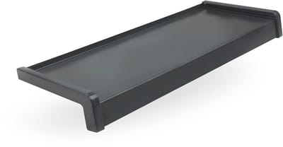Vensterbank Aluminium - Buitenvensterbank Gevel - Ramen Afwerken - Gepoedercoat Weerbestendig - 60 cm diep 20 cm - Antraciet RAL 7016