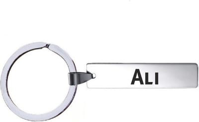 Sleutelhanger Met Naam - Ali - RVS